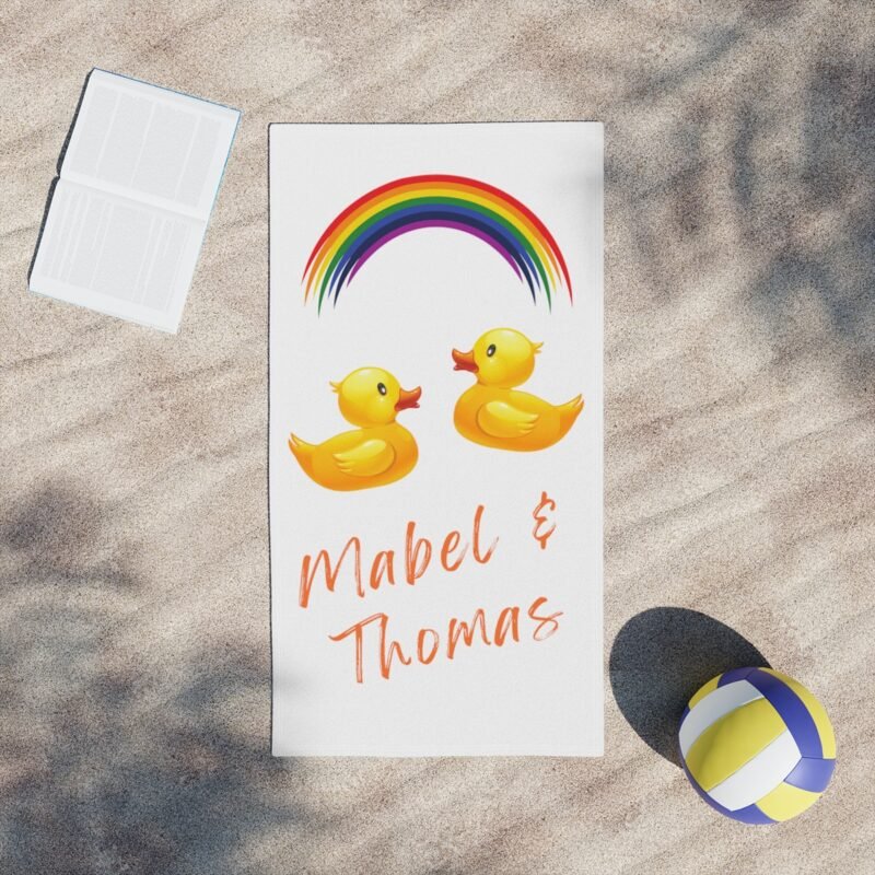 Mabel & Thomas Rainbow Beach Towel - Image 4
