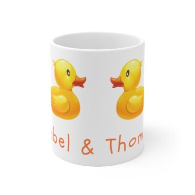 Mabel & Thomas Ducky White Mug