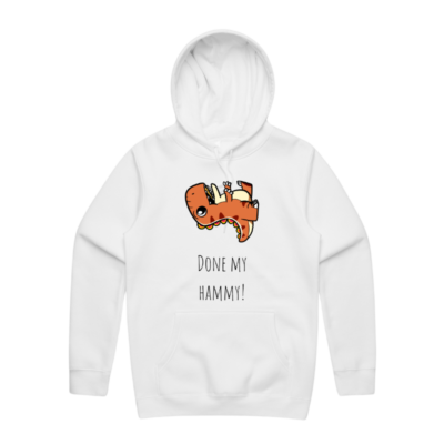 Dinosaur 'Done My Hammy' Light Hoodie