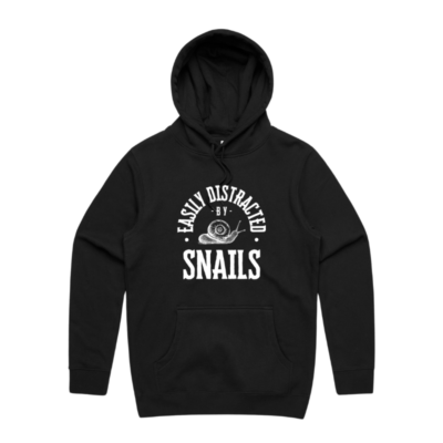 Distracted by Snails Light Hoodie v2