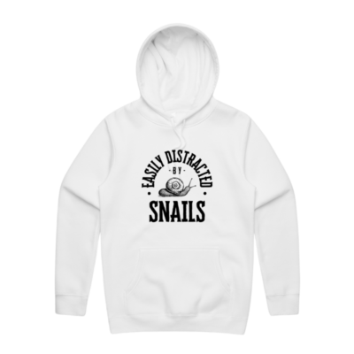 Distracted by Snails Light Hoodie