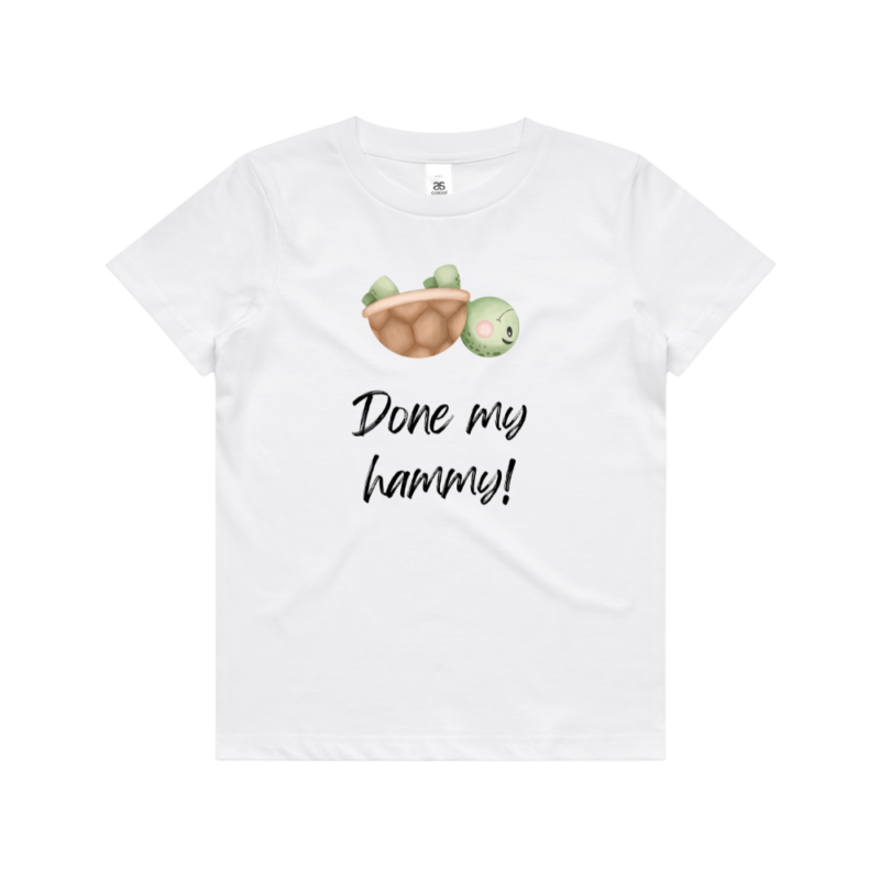 Turtle 'Done My Hammy' Kids Tee