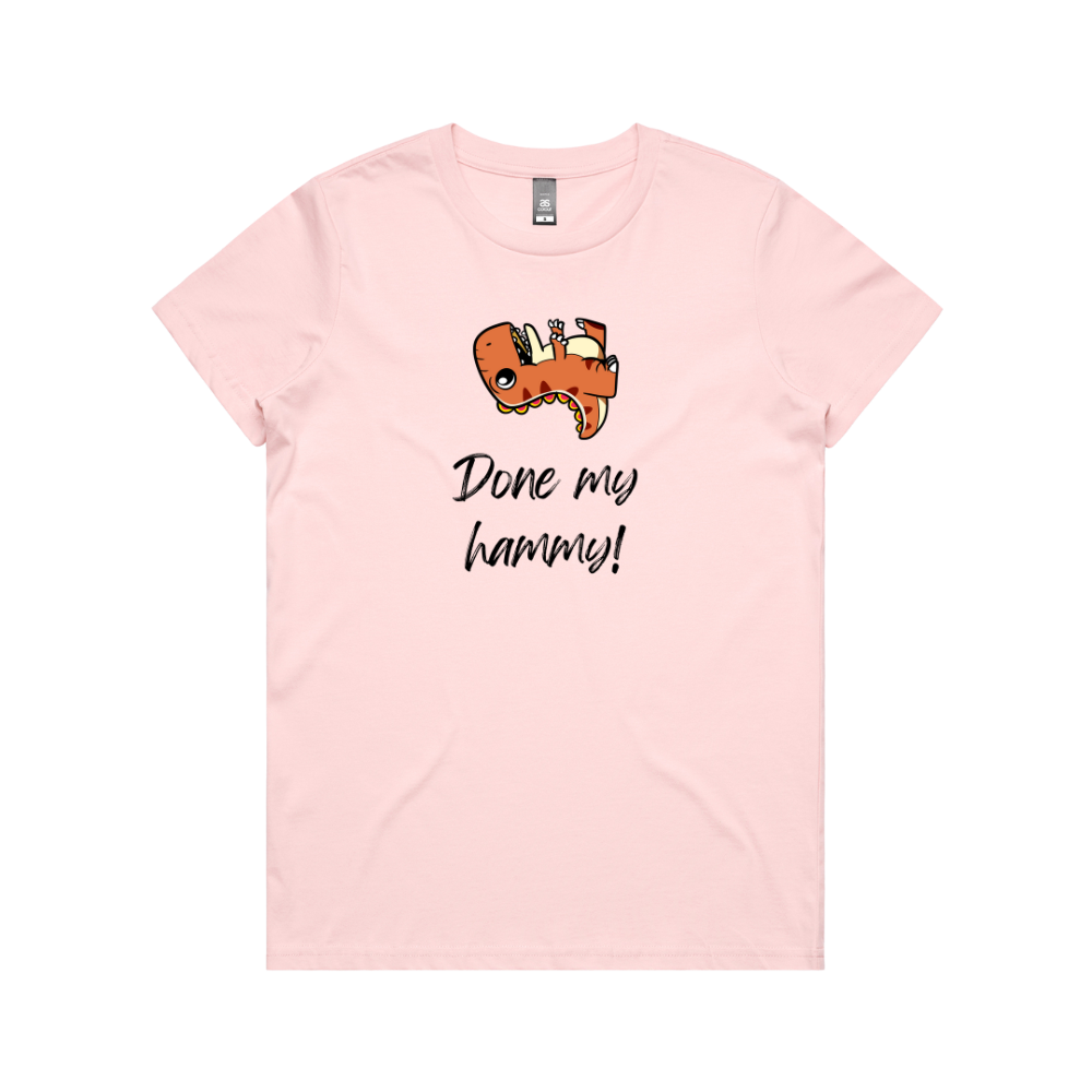 Women's Dinosaur Done My Hammy T-Shirt - Image 8