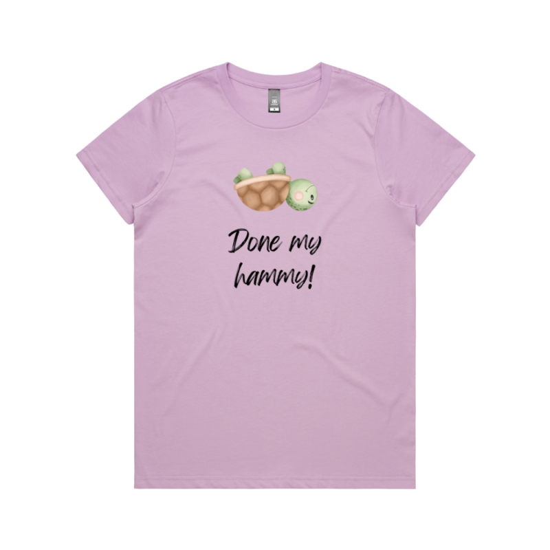 Women's Turtle Done My Hammy T-Shirt - Image 6