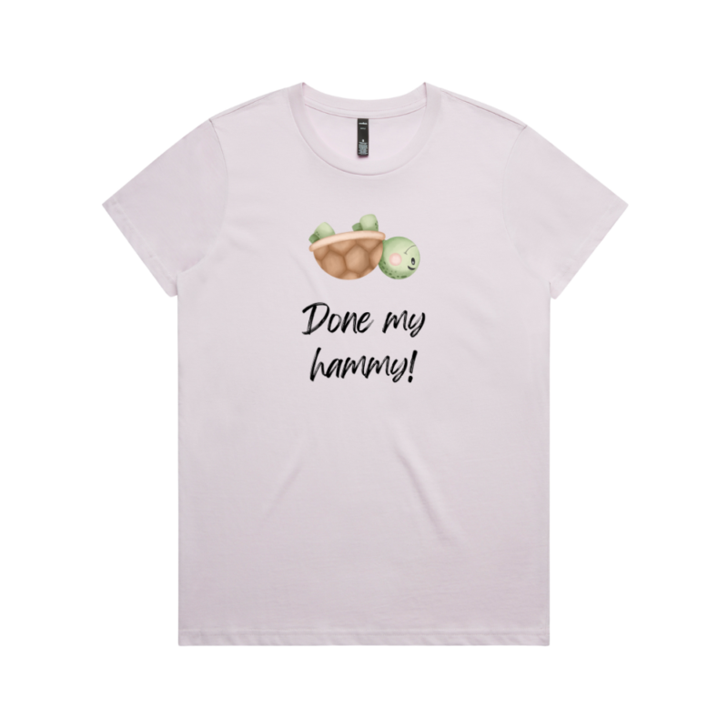 Women's Turtle Done My Hammy T-Shirt - Image 7